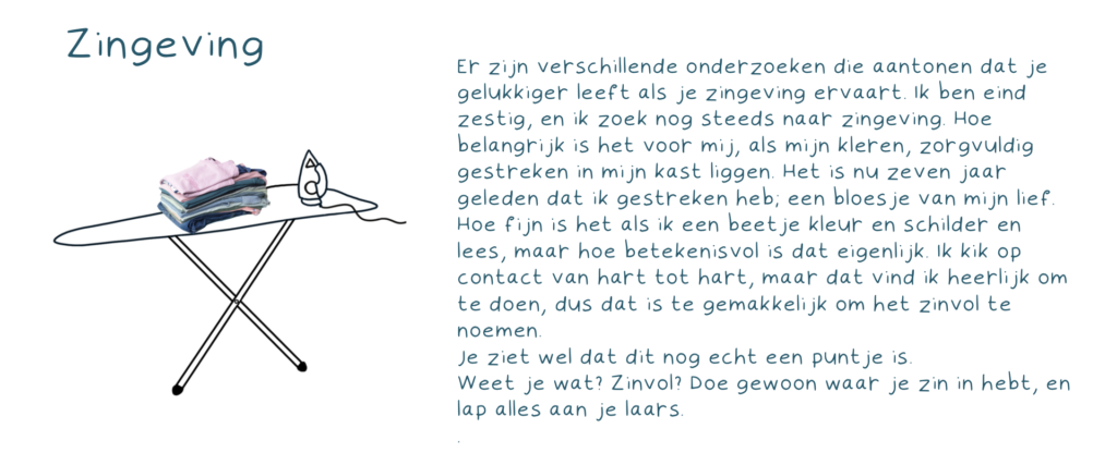 zingeving, wijsheden, lessen